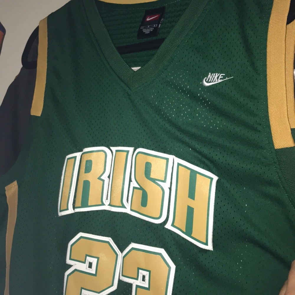 Lebron James High School Jersey #23 Irish